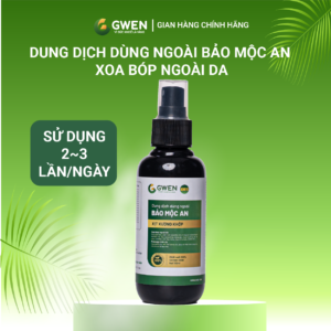 Bảo Mộc An Gwen 100ml Giúp Giảm Đau Nhức, Xoa Bóp Thư Giãn, Hỗ Trợ Lưu Thông Khí Huyết
