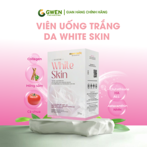 viên uống trắng da white skin