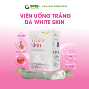 viên uống trắng da white skin