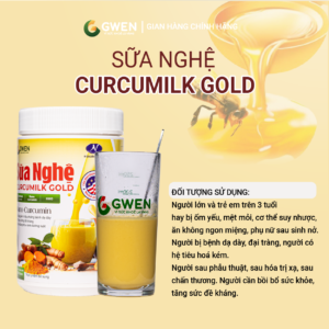 Sữa nghệ Curcumilk gold hỗ trợ tiêu hóa