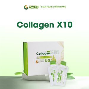 Collagen X10 Gwen - Dưỡng Ẩm, Tăng Đàn Hồi, Sáng Da