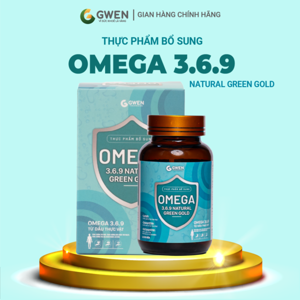 Viên Uống Omega Gwen 30 Viên – Hỗ Trợ Bổ Mắt, Tăng Cường Trí Nhớ, Tốt Cho Tim Mạch