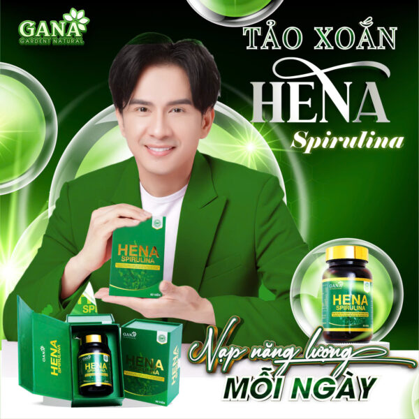 tảo hena spirulina