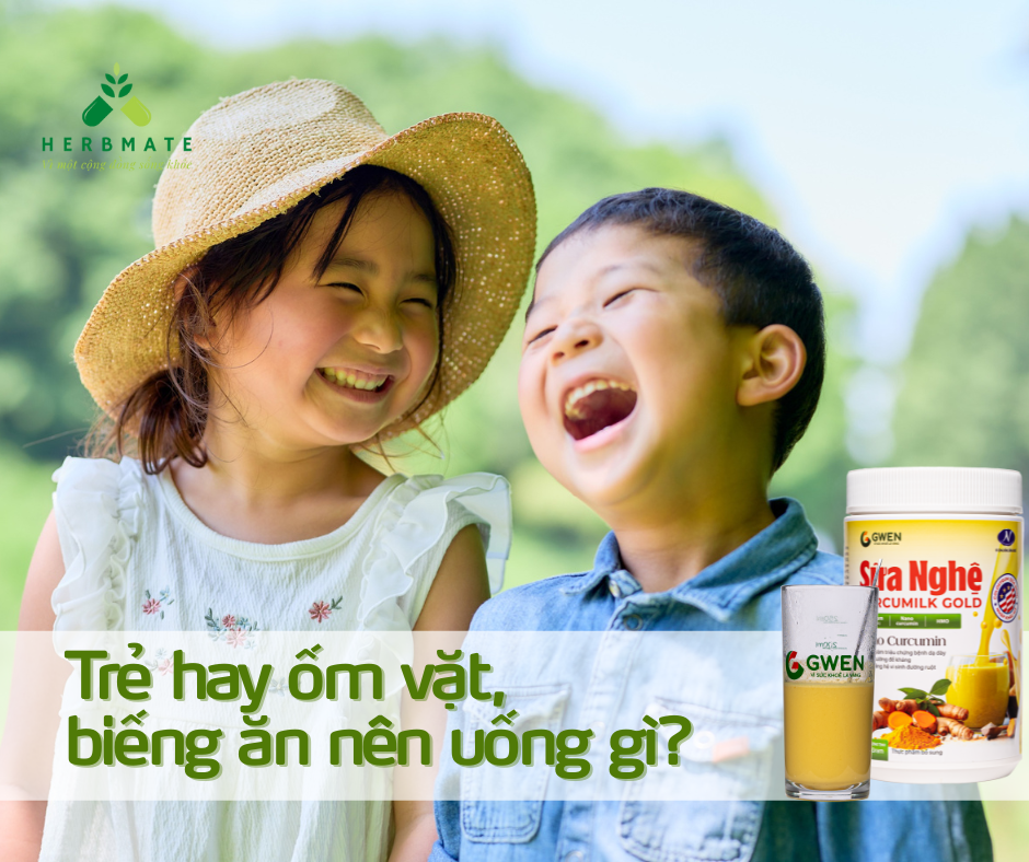 Trẻ hay ốm vặt, biếng ăn nên uống gì?