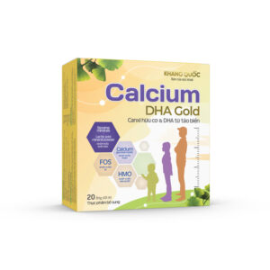 Calcium DHA Gold Thực phẩm bổ sung canxi & DHA hữu cơ