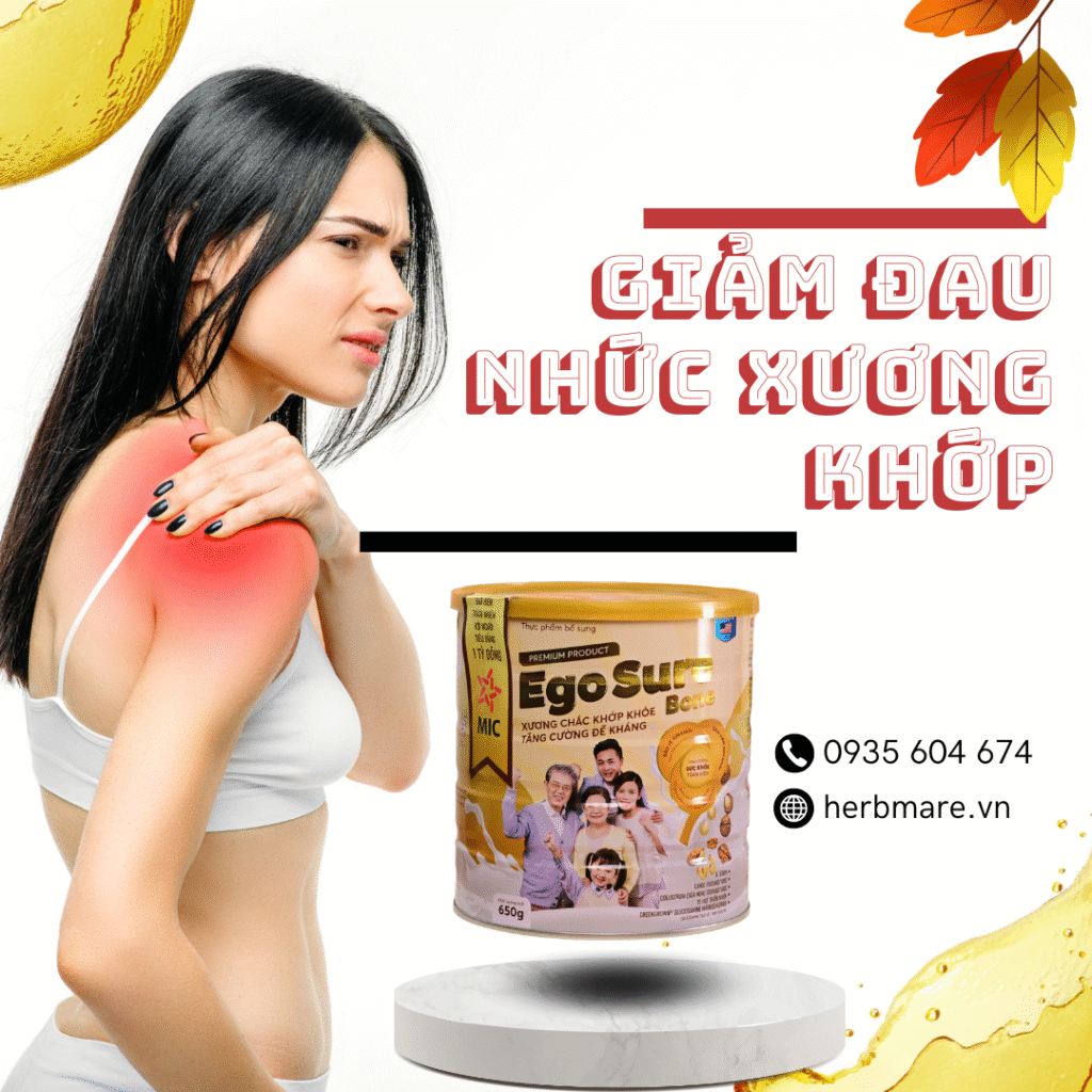 Sữa egosure bone giúp giảm đau nhức xương khớp
