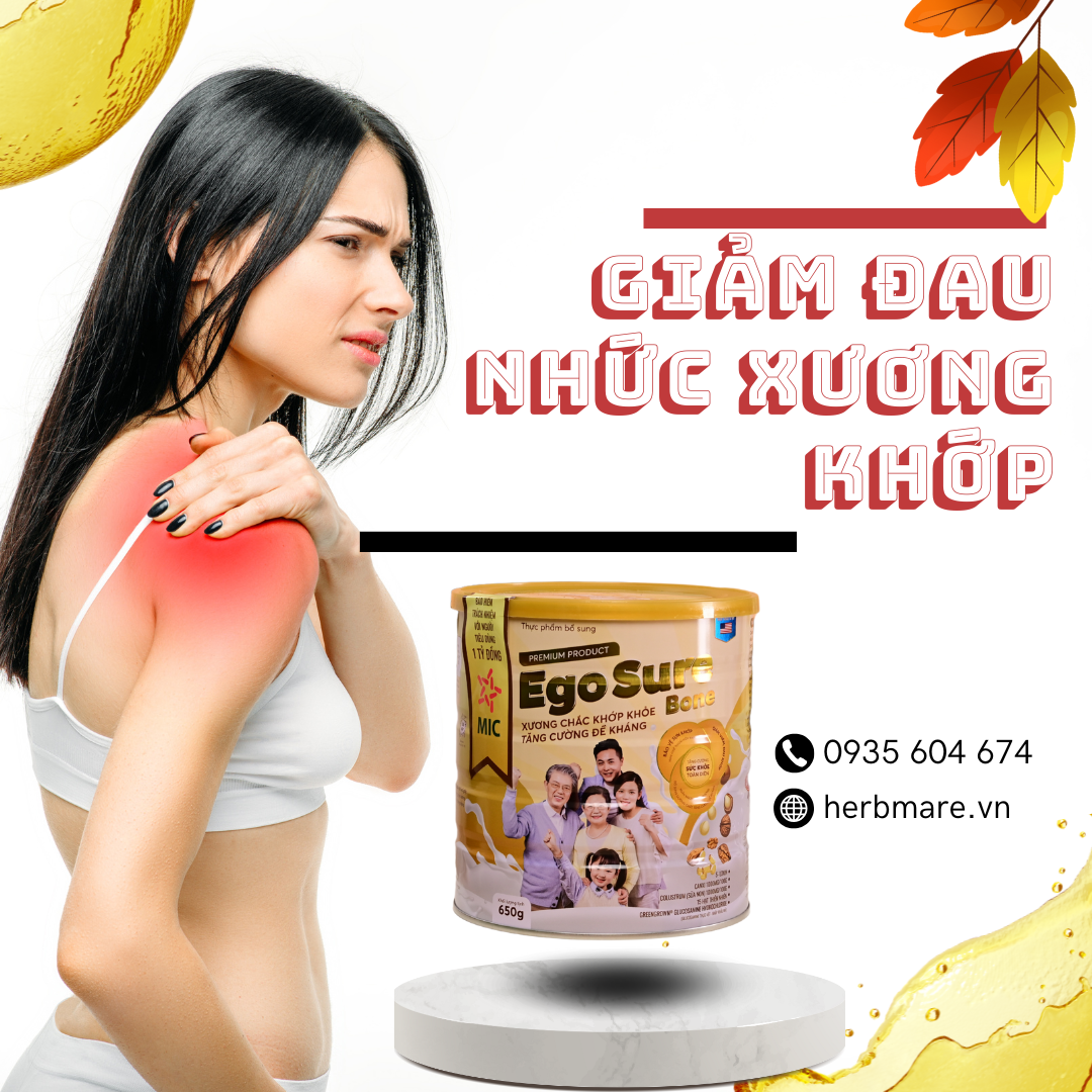 Sữa egosure bone giúp giảm đau nhức xương khớp