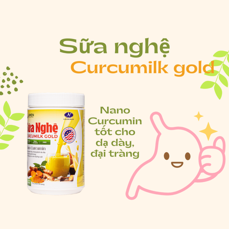 Sữa nghệ curcumilk gold tốt cho dạ dày