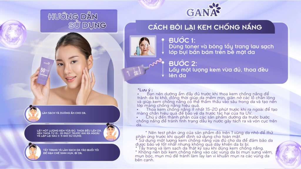 HƯỚNG DẪN SỬ DỤNG KCN GANA