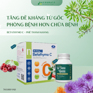 Combo Hỗ trợ đề kháng: Phế Thanh Khang + Betathymo C