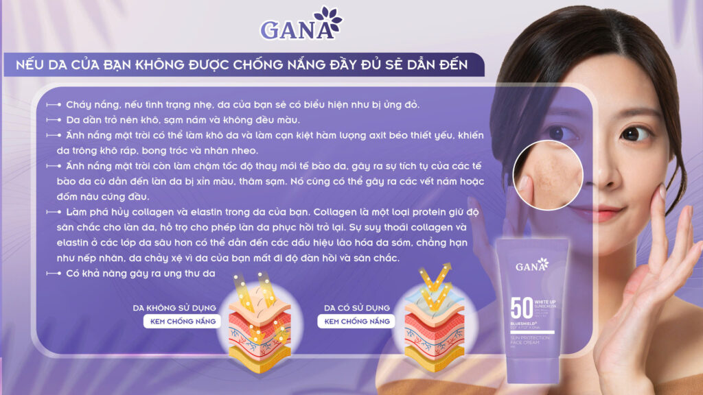 tác hại của ảnh nắng