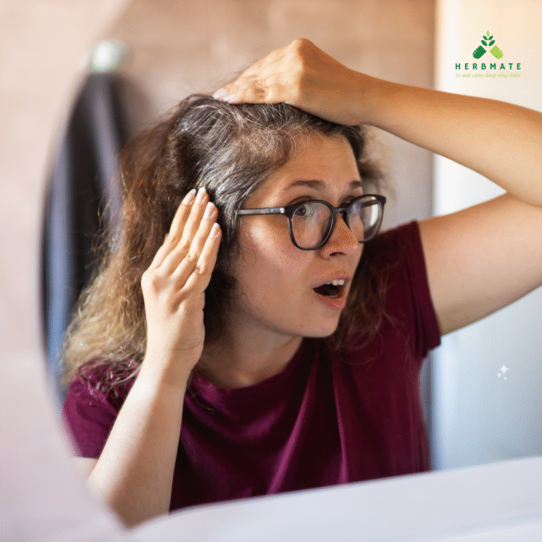 Stress vì tóc bạc sớm