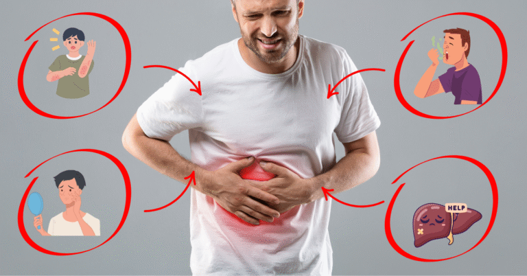 Gan Yếu Khiến Da Xấu, Nổi Mụn, Hôi Miệng