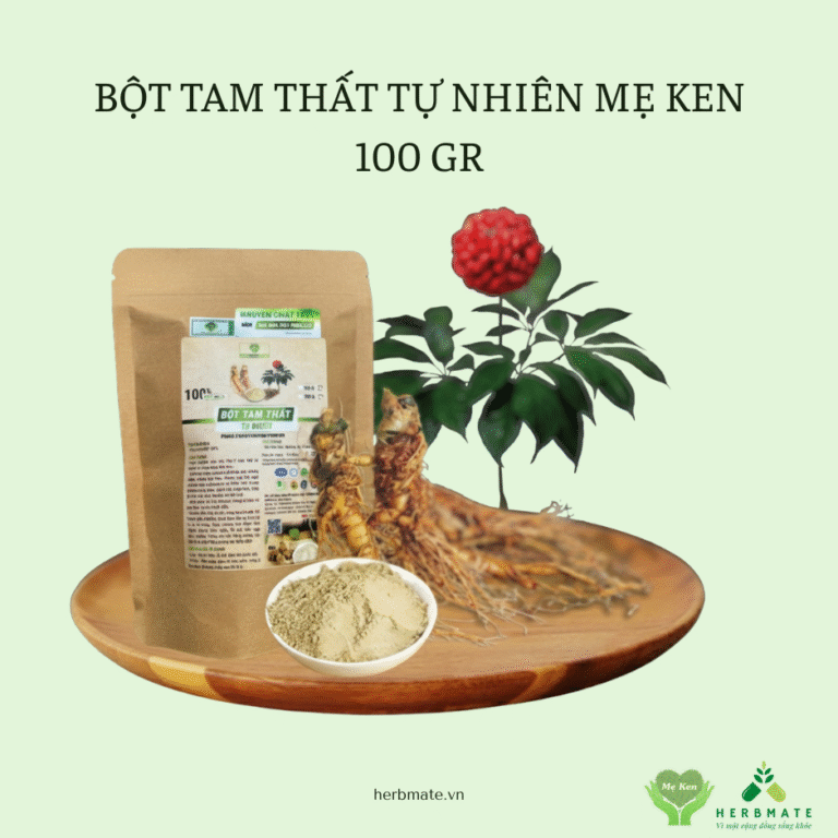 BỘT TAM THẤT TỰ NHIÊN MẸ KEN 100GR