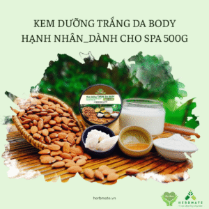KEM DƯỠNG TRẮNG DA BODY HẠNH NHÂN_DÀNH CHO SPA 500G