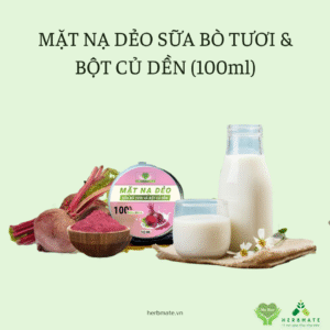 MẶT NẠ DẺO SỮA BÒ TƯƠI & BỘT CỦ DỀN (100ml)