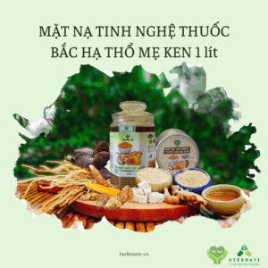 mặt nạ tinh nghệ thuốc bắc hạ thổ mẹ ken 1 lit