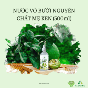 NƯỚC VỎ BƯỞI NGUYÊN CHẤT MẸ KEN (500ml)