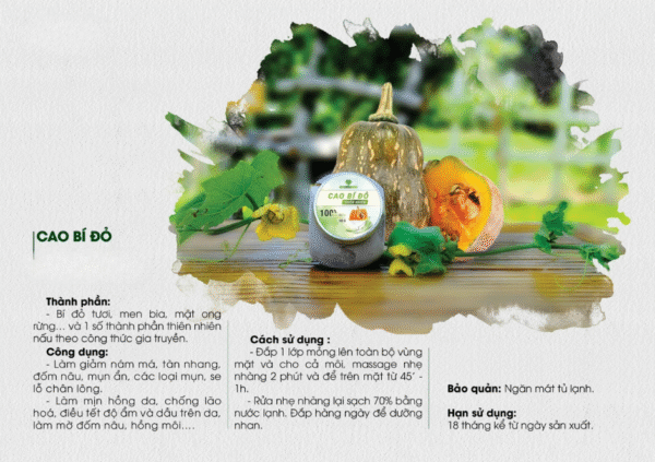 catalog cao bí đỏ mẹ Ken