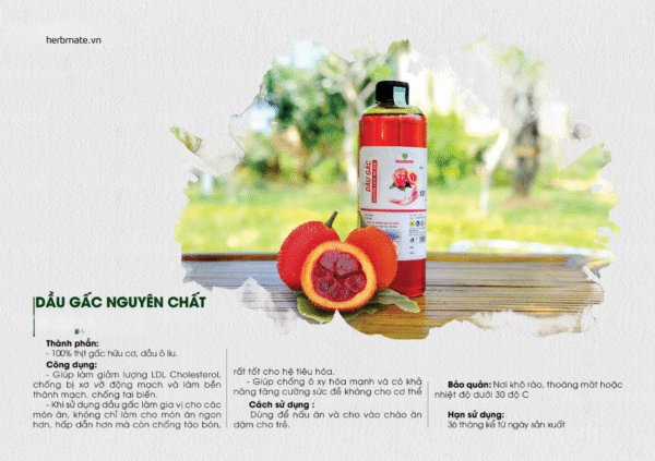 catalog DẦU GẤC NGUYÊN CHẤT MẸ KEN (500ml)