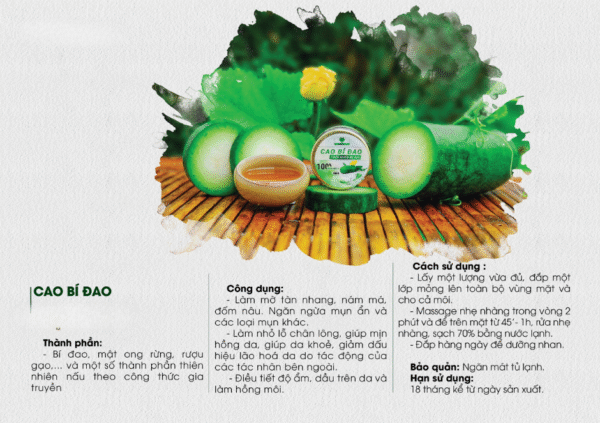 catalog cao bí đao mẹ Ken