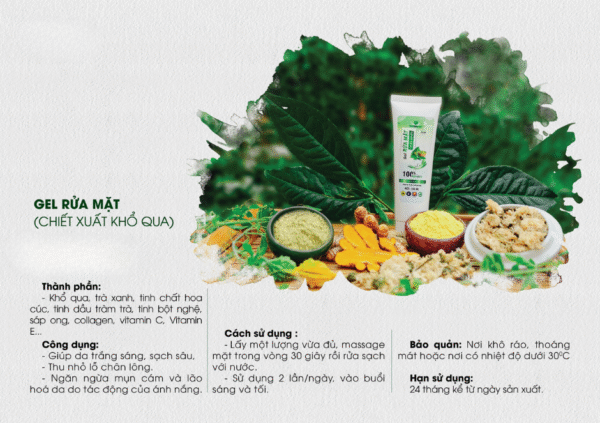 catalog gell rửa mặt khổ qua