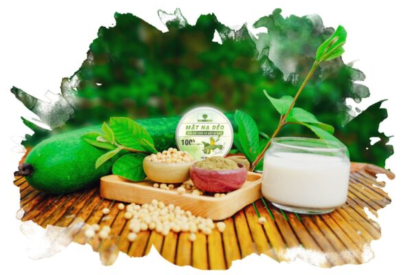 mặt nạ deo sữa bò tươi và bí đao