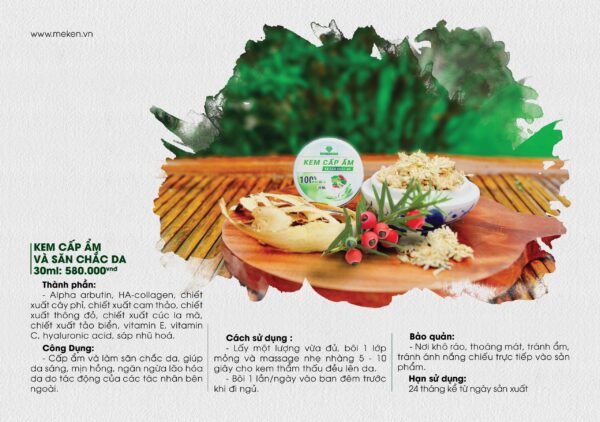 catalog kem cấp ẩm ngăn ngừa lão hóa mẹ ken
