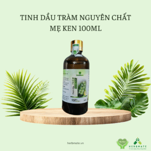 Tinh Dầu Tràm Nguyên Chất Mẹ Ken 100ml - Giữ Ấm, Hỗ Trợ Điều Trị Cảm Ho, An Toàn Cho Bé Sơ Sinh