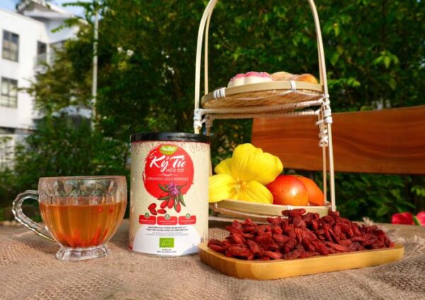 Kỷ tử 6 Kỷ Tử Hữu Cơ Anbio - Hộp 200g - "Trái Cây Thiên Đường" Cho Sức Khỏe Vàng