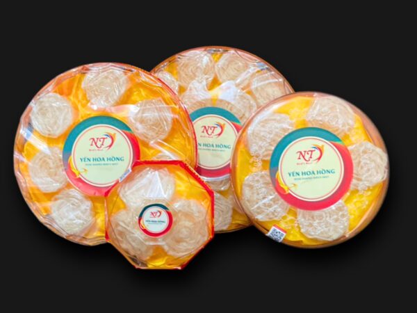 Yến Hoa Hồng Tinh Chế - Hộp 50g - Công Nghệ Không Ngâm Nở, Giữ Trọn Vi Chất