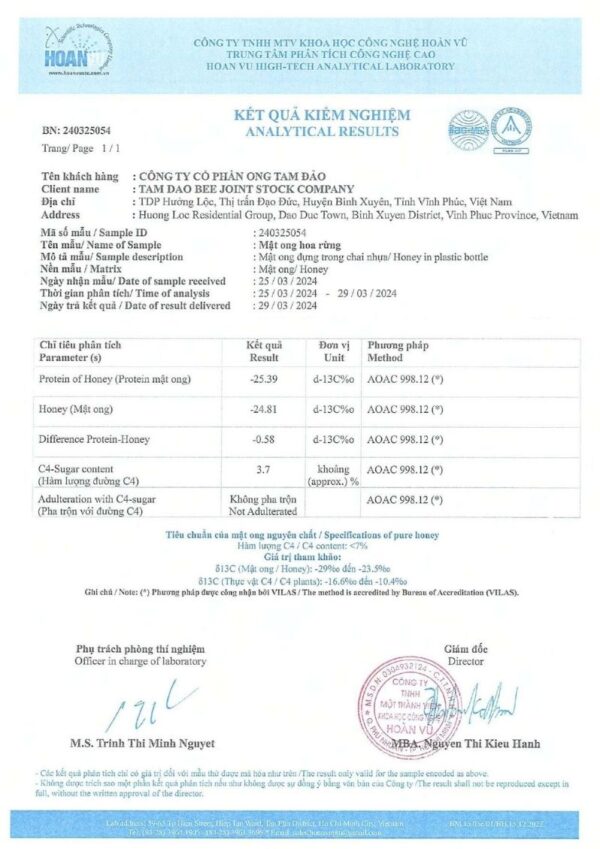 Mật Ong Hoa Rừng - Lọ 500g – Tinh Túy Mùa Hè Từ Núi Rừng Phía Bắc