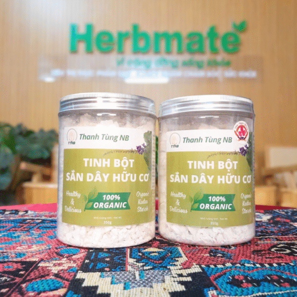 3 Tinh Bột Sắn Dây Hữu Cơ Thanh Tùng NB - Hộp 350g - Chuẩn Giống Ta, Công Nghệ Sấy Lạnh Nhật Bản