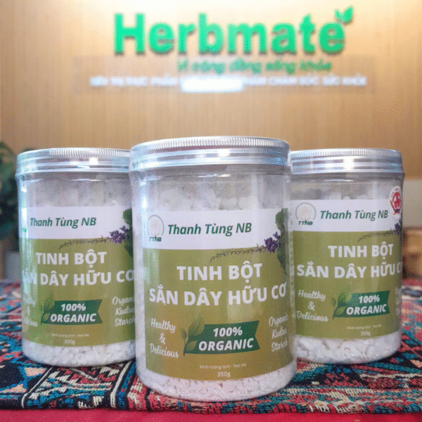 6 Tinh Bột Sắn Dây Hữu Cơ Thanh Tùng NB - Hộp 350g - Chuẩn Giống Ta, Công Nghệ Sấy Lạnh Nhật Bản