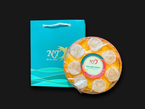 Yến Hoa Hồng Tinh Chế - Hộp 50g - Công Nghệ Không Ngâm Nở, Giữ Trọn Vi Chất