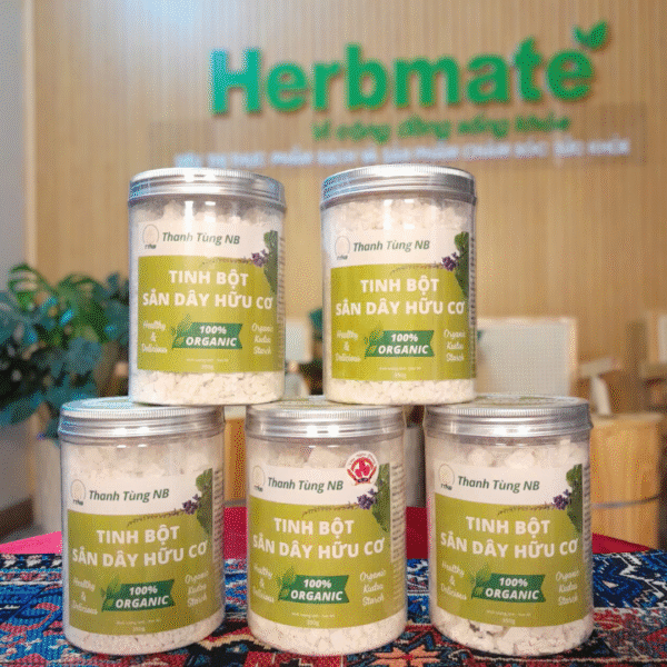 7 Tinh Bột Sắn Dây Hữu Cơ Thanh Tùng NB - Hộp 350g - Chuẩn Giống Ta, Công Nghệ Sấy Lạnh Nhật Bản