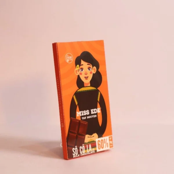92703b364b9fca43a61c219d63c42c2b Chocolate Sữa Miss Ede 60% Cacao - Hộp 60g - Tinh Hoa Đại Ngàn Tây Nguyên