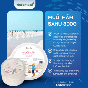 Muối Hầm Sahu – Hộp 300g -  Gia Vị Thực Dưỡng Truyền Thống