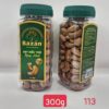 Hạt Điều Rang Muối Bazan - Hộp Nhựa 300g - Chuẩn Vị Bình Phước, Giòn Rụm, Còn Vỏ Lụa