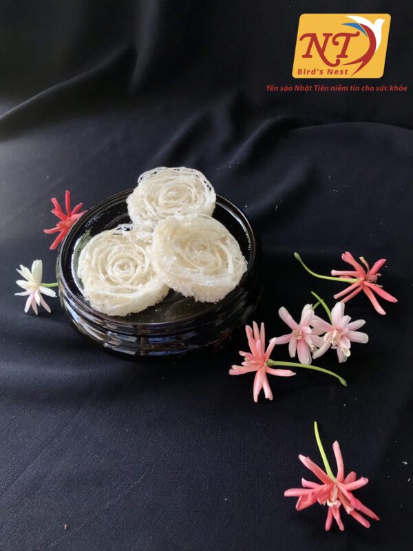 Yến Hoa Hồng Tinh Chế - Hộp 50g - Công Nghệ Không Ngâm Nở, Giữ Trọn Vi Chất