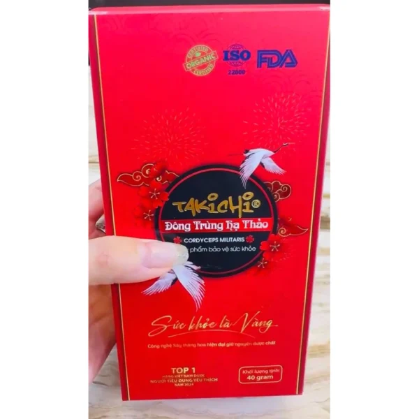 vn-11134207-820l4-mjdljhuj02km21 Đông Trùng Hạ Thảo Takichi - Hộp 40g - Thượng Dược Bồi Bổ Sức Khỏe Toàn Diện
