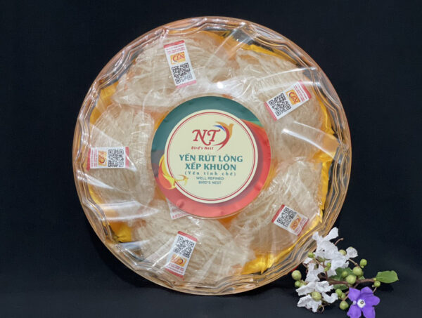 Yến Rút Lông Xếp Khuôn - Hộp 50g - Công Nghệ "Rửa Lướt" Giữ Trọn Dưỡng Chất