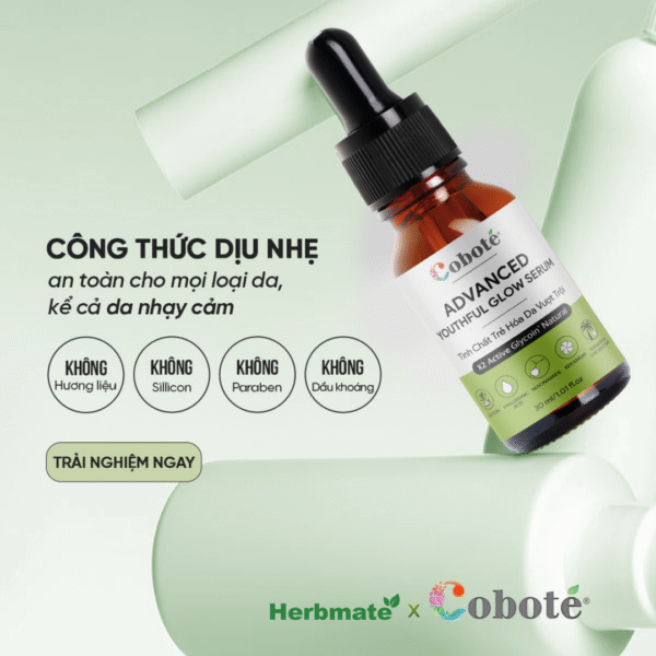 2 Tinh Chất Trẻ Hóa Da Vượt Trội Coboté 30ml – Giải Pháp Cấp Ẩm Đa Tầng & Phục Hồi Chuyên Sâu