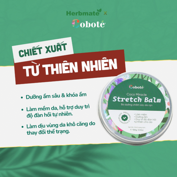 Bơ Dưỡng Chăm Sóc Da Rạn Coboté 100g – Giải Pháp Dưỡng Ẩm Chuyên Sâu & Gia Tăng Độ Đàn Hồi Cho Da