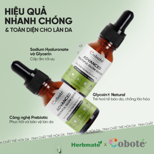 3 Tinh Chất Trẻ Hóa Da Vượt Trội Coboté 30ml – Giải Pháp Cấp Ẩm Đa Tầng & Phục Hồi Chuyên Sâu