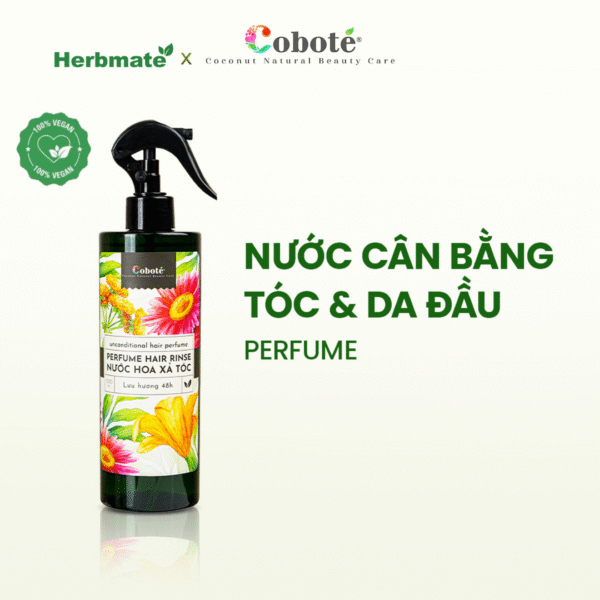 3 Nước Xả Tóc Hương Nước Hoa Coboté 500ml – Chuẩn Mực Mới Cho Mái Tóc Khỏe Đẹp