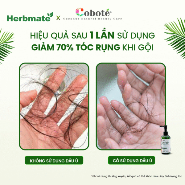 4 Dầu Ủ Dưỡng Sinh Trước Gội Coboté 160ml – "Lá Chắn" Bảo Vệ Và Phục Hồi Tóc Chuyên Sâu
