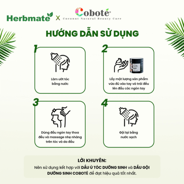 7 Muối Tẩy Tế Bào Chết Da Đầu Coboté 265g – "Detox" Chuyên Sâu, Sạch Gàu Hết Ngứa