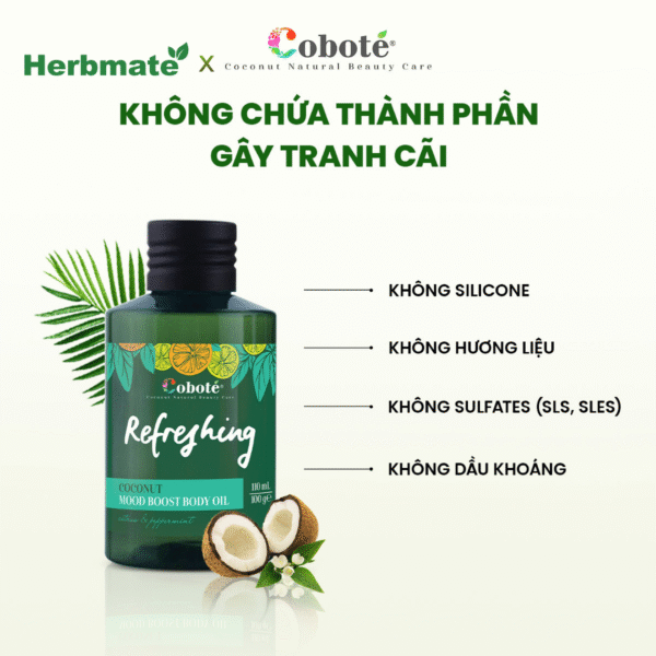 7 Dầu Dưỡng Thể Thư Giãn Coboté Refeshing 50ml – Khóa Ẩm Và Khơi Gợi Cảm Xúc