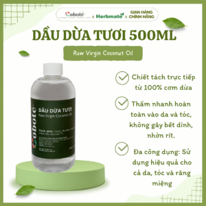 Dầu Dừa Tươi Coboté – Tinh Túy Từ Công Nghệ Ly Tâm HSC Bến Tre